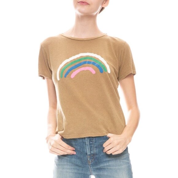 Mother Itty Bitty Goodie Tee in Brown - Picture 2 of 4